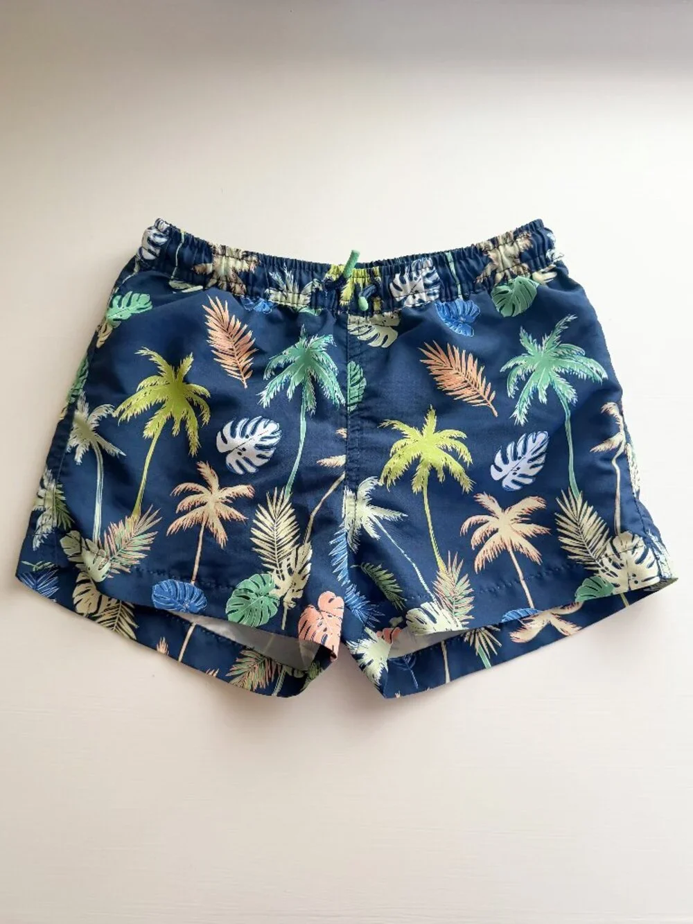 Zara Swim Trunks • Palm Trees • 6/7 Years